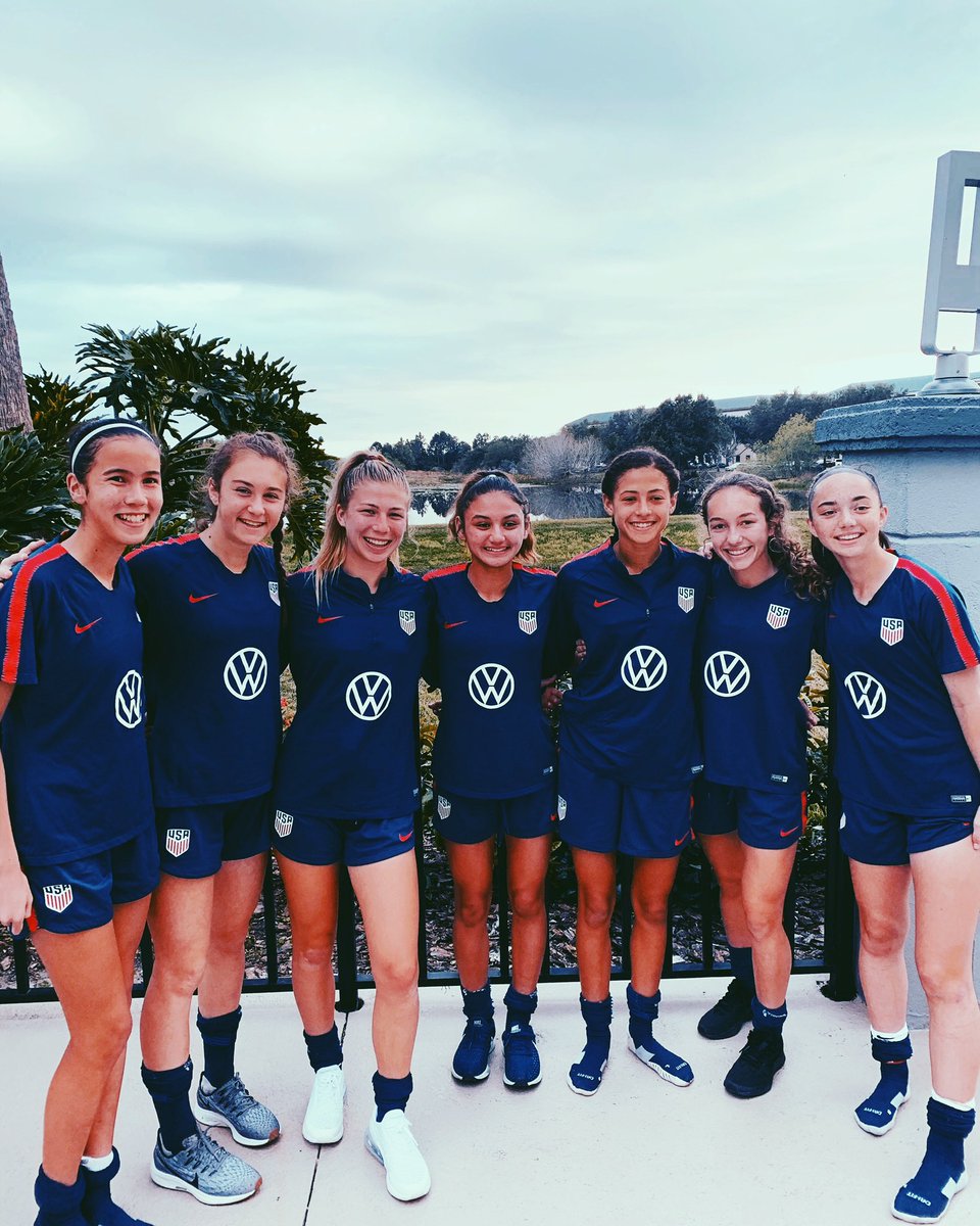 Cate Shepherd and the u16 National Team have wrapped up their week in Florida. 🇺🇸 👧 ⚽️ <a href="/usynt/">U.S. Soccer YNT</a>