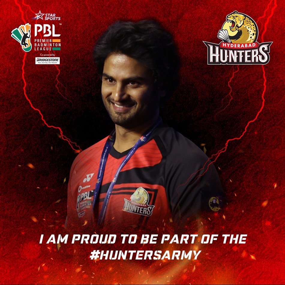 The most exciting #PBL franchise is back. Excited to cheer the #HyderabadHunters led by our very own @Pvsindhu1 #HuntersArmy
#pblseason5 #pvsindhu @Hyd_Hunters