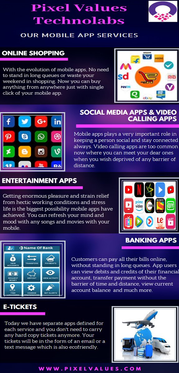 ValuesLabs's tweet photo. Pixel Values Technolabs is an ISO 9001:2008 certified #MobileAppDevelopmenyCompany. We provide a variety of #MobileAppDevelopmentServices in almost all categories. For more information please visit https://t.co/AbcstyGThr

#BestSoftwareDevelopmentCompany #DigitalMarketingCompany https://t.co/Oiy6jn41XT