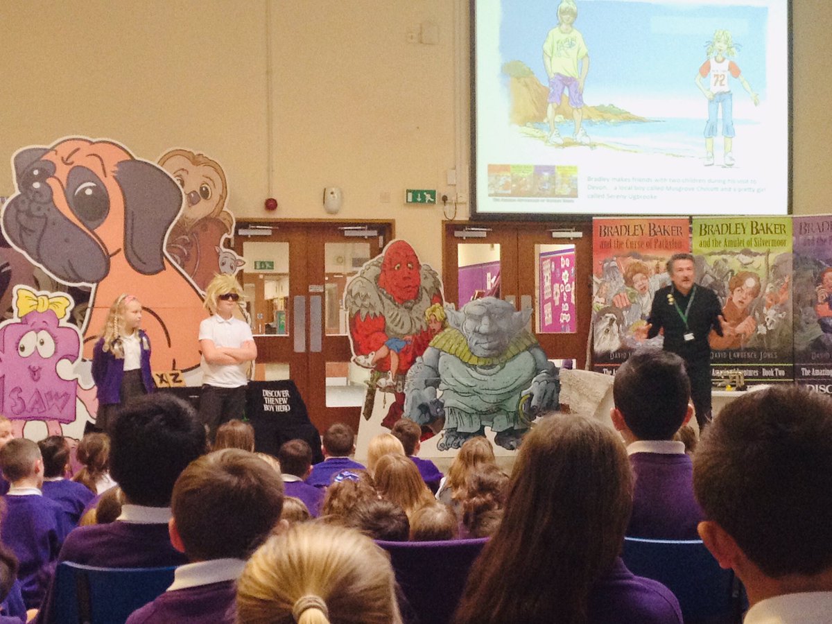 OPA_LL's tweet photo. Thank you to @DavLawJones, who showcased his work to KS2 this morning. The children have been thoroughly inspired and enthused by his presentation. We look forward to his book signing event this Friday. 📚📖 @OPALLReading #LoveReading #beinspired https://t.co/4017bvarKF