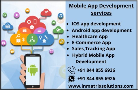 InMatrixSoluti1's tweet photo. Our aim is to help our clients by providing them custom mobile apps that can boost their business sales.
Call us: +91 844 855 6926
Mail: hello@inmatrixsolutions.com
Web: https://t.co/OGdn5AP3ce
#Healthcareapp #IOSservices #appservices #Trackingapp #Technology #inmatrixsolutions https://t.co/HoUMaMREz5