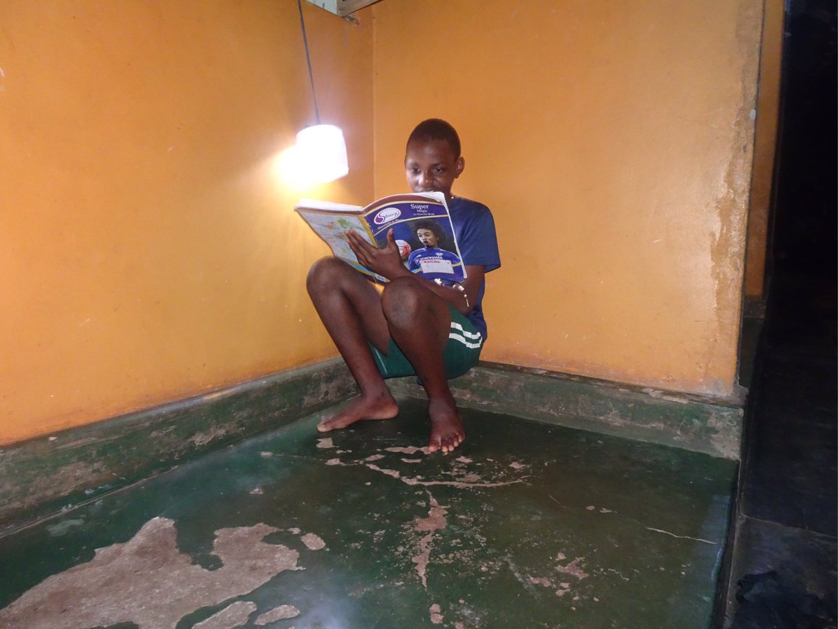 ShineOnLTBLI's tweet image. A boy. A light. A photo of how solar lights can power change in offgrid homes. #mpowerd #Uganda #sdg7AllEqual #Interlinkages