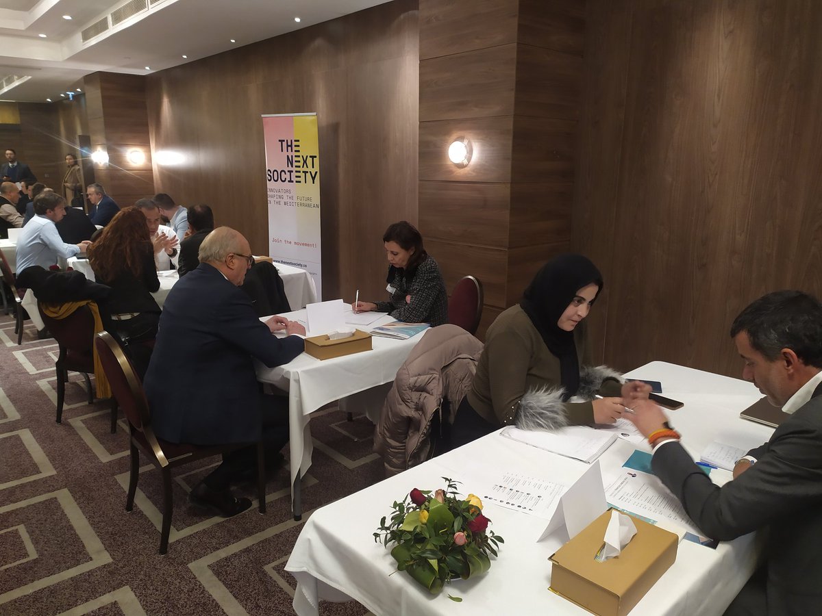 Les #Techdays continuent cet après midi avec les B2B entre clusters! 53 #clusters d'Europe et de Méditerranée réunis pour développer des relations business entre les 2 rives! <a href="/TheNext_Society/">THE NEXT SOCIETY</a>
