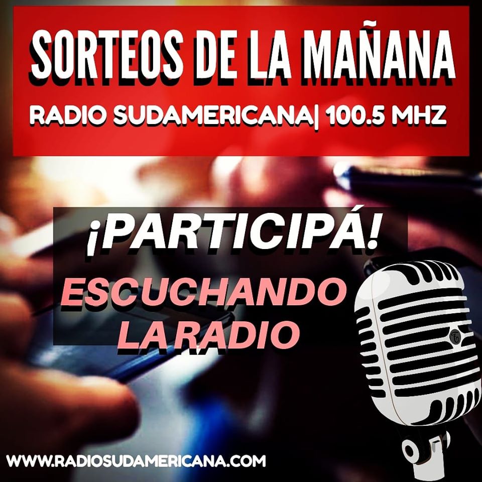 rsudamericana's tweet photo. #Escuchá la 100.5 #RadioSudamericana que tiene #ImportantesSorteos 📻🤗🎉🎉
#Mirá los premios ↘
😄👉1 Par de almohadas de #CANNON
😄👉4 PORCIONES de Pata Muslo con ensalada de Don Cecilio Pollos
😄👉1 par de entradas para Los Cines de la Costa
¡NO TE LOS PIERDAS! #PremiosDeLocos https://t.co/G2Z73QPj41