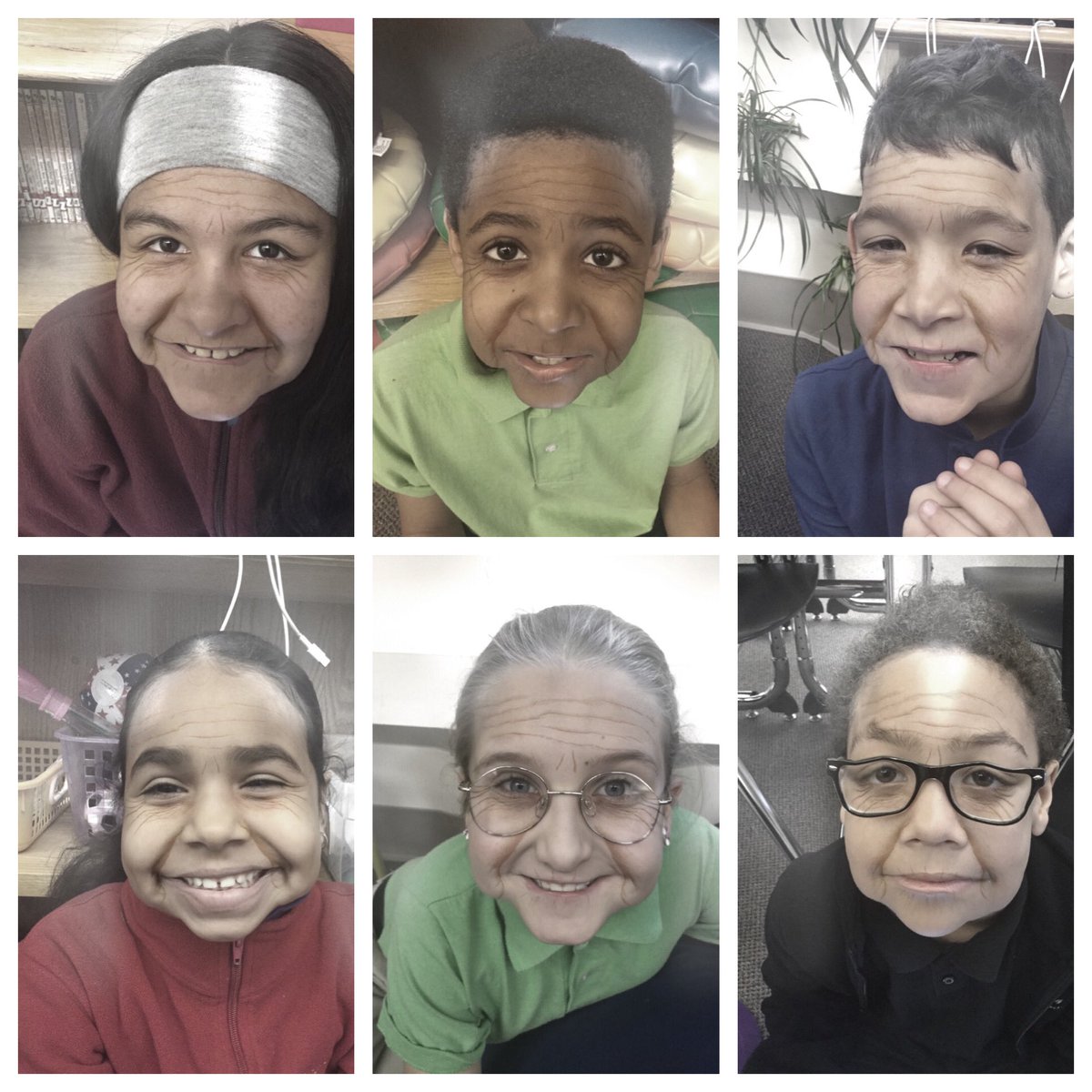 PeirsonsPupils's tweet photo. We are 100 Days Smarter! Check out our 100 day selfies! https://t.co/ZfKTqu172m