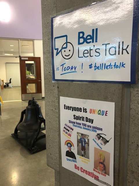 Today is the day and Westfield is all in! Bell will donate towards mental health initiatives by contributing 5¢ for every text, call, tweet, social media video view and use of their Facebook frame or Snapchat filter. #BellLetsTalk <a href="/yourschools/">Avon Maitland District School Board (AMDSB)</a> Please retweet!