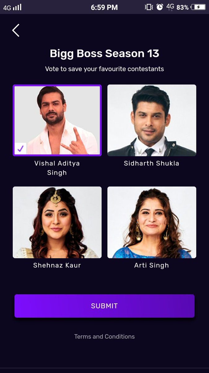 triptimudgal30's tweet photo. Vote for #VishalAdityaSingh #BigBoss13 #bb13voting #BB13 https://t.co/M34wq9FBBa