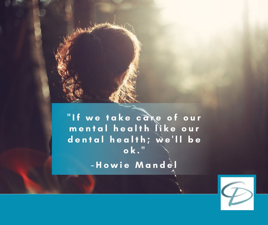 Mental Health
Physical Health
Oral Health

They all go hand-in-hand and it's crucial that you maintain good health in every facet of your life. 

Dental health is our specialty but in honour of <a href="/Bell_LetsTalk/">Bell Let's Talk</a> Day we're shining the spotlight on mental health. #BellLetsTalk