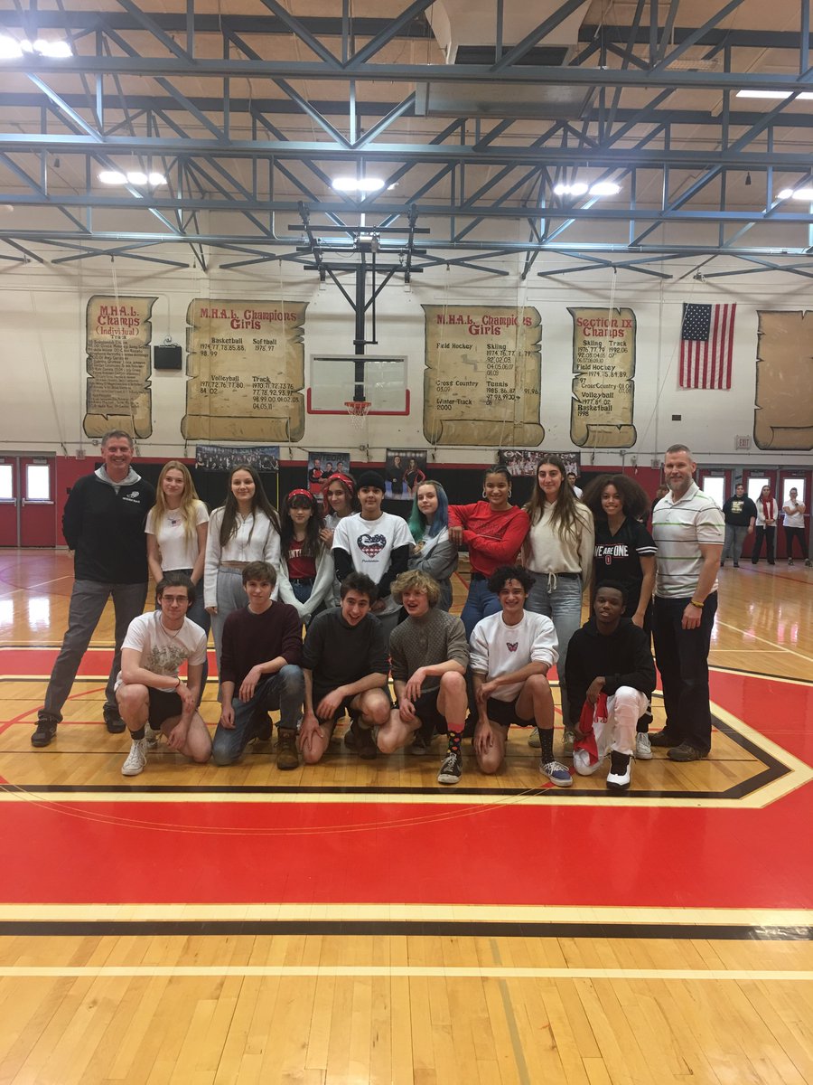 Winter pep rally was a smash hit! More pics to come! #onteorastrong #bestkidsontheplanet