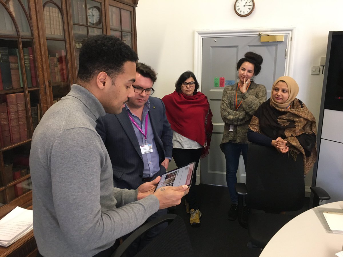 AIUCentre's tweet photo. It was great to share our archives and vision with @chris_pressler today and discuss our part in #Imagine2030! Exciting things to come for #TeamAIU 📚🗃 https://t.co/NAfzSRp67D