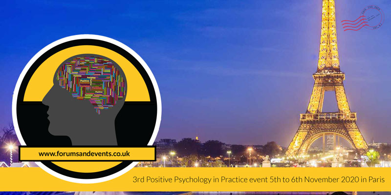 We would like to announce our 3rd Positive Psychology in Practice event happening from the 5th to 6th of November 2020 in Paris.
We looking forward to seeing you there! #positivepsychology
Save your place now: bit.ly/38GzDa7
Please retweet😉
