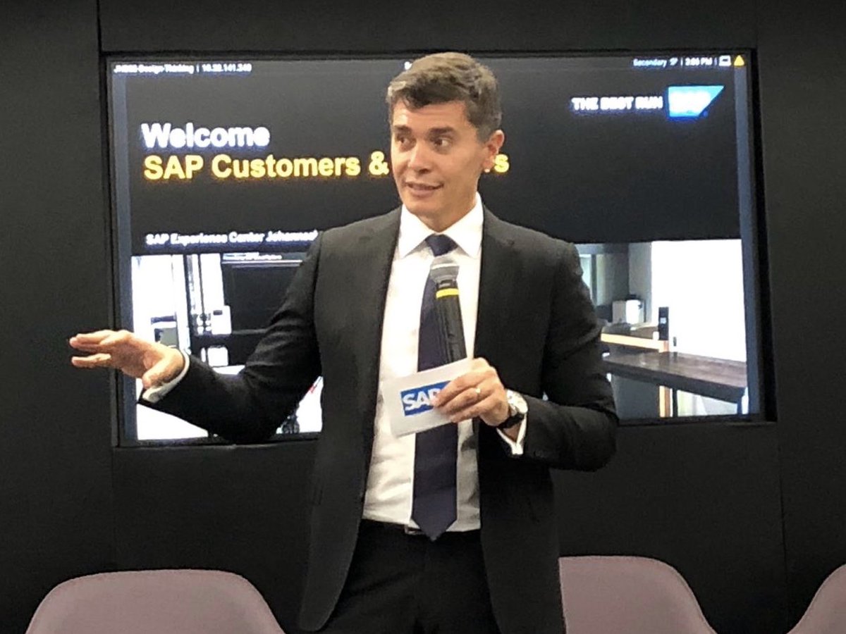 Tzikakis's tweet photo. In the spirit of turning customers into fans, today we launched the SAP Customer&amp;Partner Experience Center in #Africa. It will be the platform for our customers and partners from across the continent to innovate  and create, starting right here! https://t.co/qL1lrncLzJ