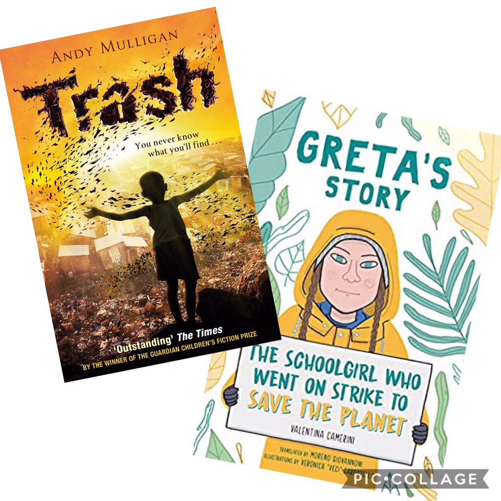 NWSnl_English's tweet photo. We’re half way through our book club reading. Half time reviews from boys: ‘The description of the location is amazing’ (Trash); ‘Her work is important but what about all the fun and learning and stuff she’s missing at school?!’ (Greta’s Story) #NWSnlEnglish #NWSnl #NWSnlLibrary https://t.co/KdWpcJ3i7y