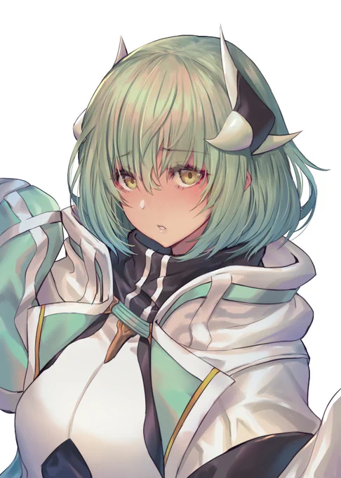 新しい髪型に慣れなくてソワソワしているきよひーが好き #FGO #FateGO 