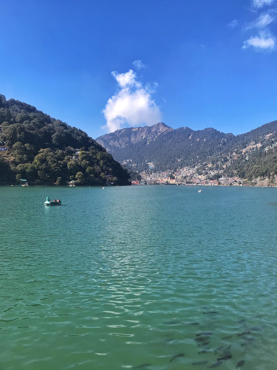SoleWayfarer's tweet photo. One of those rare days when the lake isn’t crowded. #ttot #nainital #uttarakhand #travel #traveler https://t.co/ZmctE41I8J
