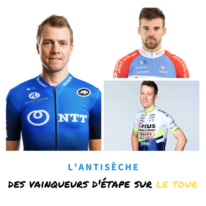 gplmarseillaise's tweet photo. #ANTISECHE des vainqueurs d'étape sur @LeTour
Un triple vainqueur d'étape : le Norvégien @EBhagen (@NTTProCycling) ; 2 vainqueurs d'étape : @L_Calmejane (@TDE_ProCycling ) aux Rousses en 2017 et le Belge @Jan_Bakelants (@CircusWGT ) à Ajaccio en 2013 https://t.co/q194Sk46eF