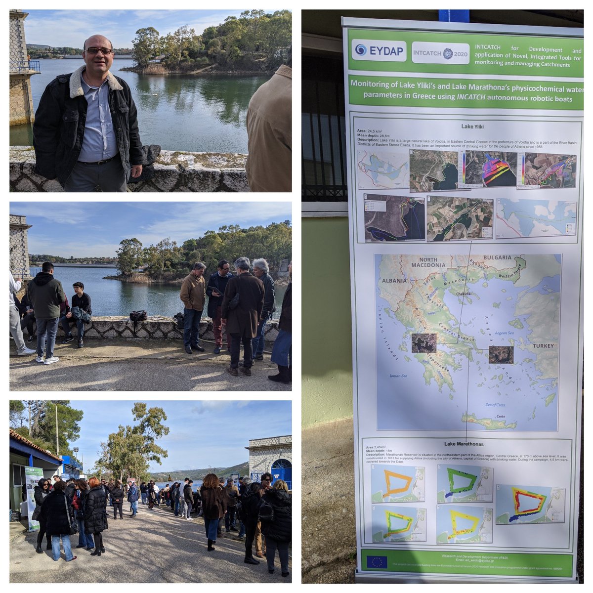Boat demonstration at Lake Marathon. New motors working well. #watet #H2020 @EU_EASME
