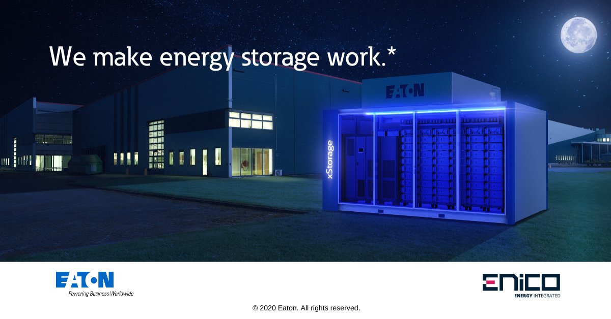 ETN_EMEA's tweet photo. We're pleased to announce our collaboration with Enico. Together with the technology expert in high-quality #EnergyStorage modules, we make it easy for building owners to install #energy storage systems with limited disruption. https://t.co/mDRtn2RkH2 #EnergyTransition #xStorage https://t.co/jldWUxEyvF