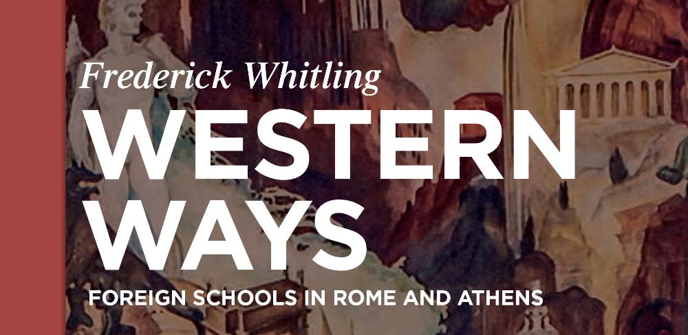 dg_classics's tweet photo. If you are in #Athens tomorrow evening, join the book presentation of Frederick Whitling's ›Western Ways. Foreign Schools in #Rome and #Ahens‹ taking place @ Swedish Institute! https://t.co/ffmCWkzz05 https://t.co/8bmsI4MfOW