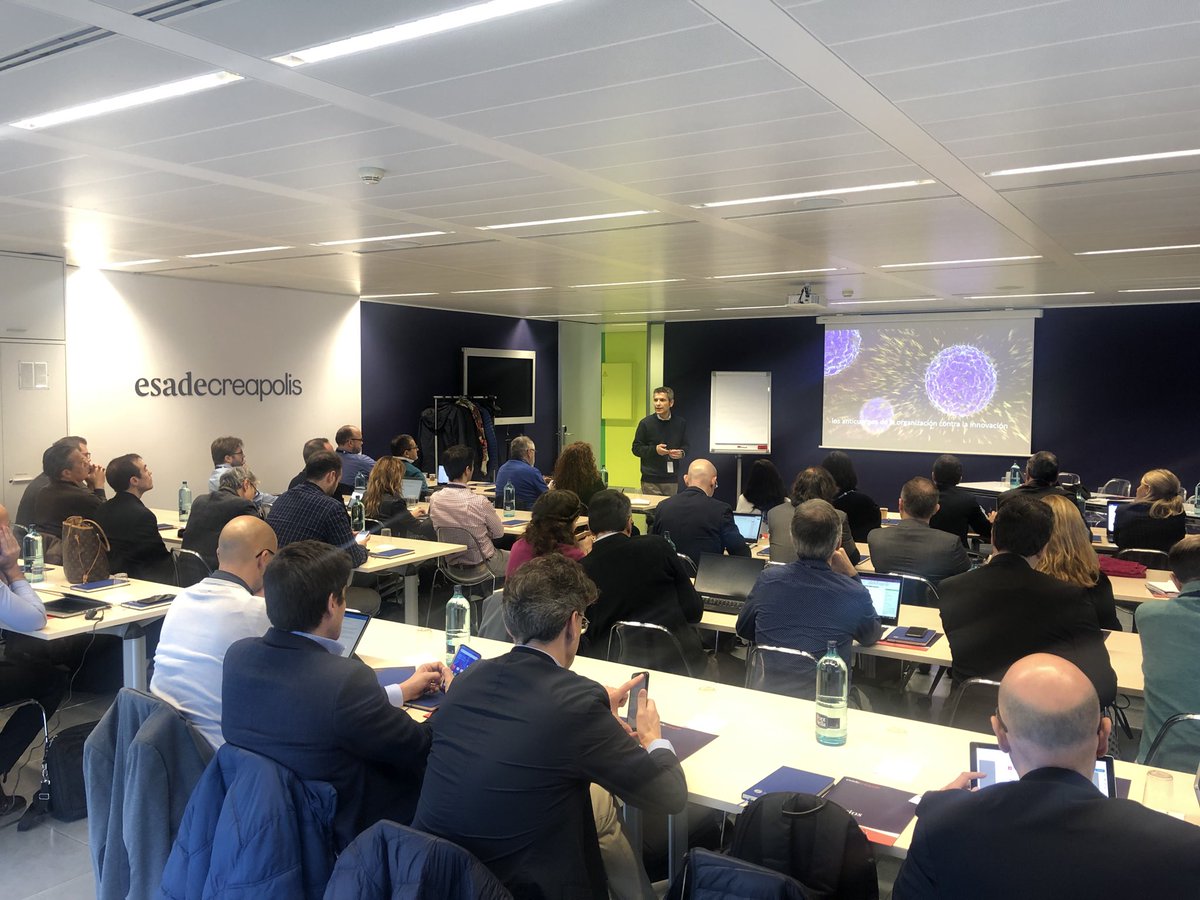 seidor's tweet photo. Iniciamos la 2a. jornada del Innovation Leadership Program de @seidor y ⁦@AUSAPE⁩ en ⁦@esadecreapolis⁩ con un lleno absoluto 👍 #Innovation #impulseyournext https://t.co/s6v4Bx7n08
