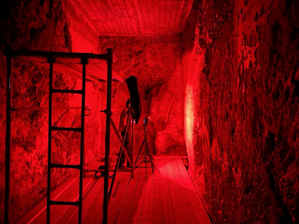 p_hallot's tweet photo. Multispectral photogrammetric survey. Part of the Aurore Mathys phd’s research in TT96. Joint work with D. Laboury. @uliege #heritagedocumentation https://t.co/dpftqhrJOL
