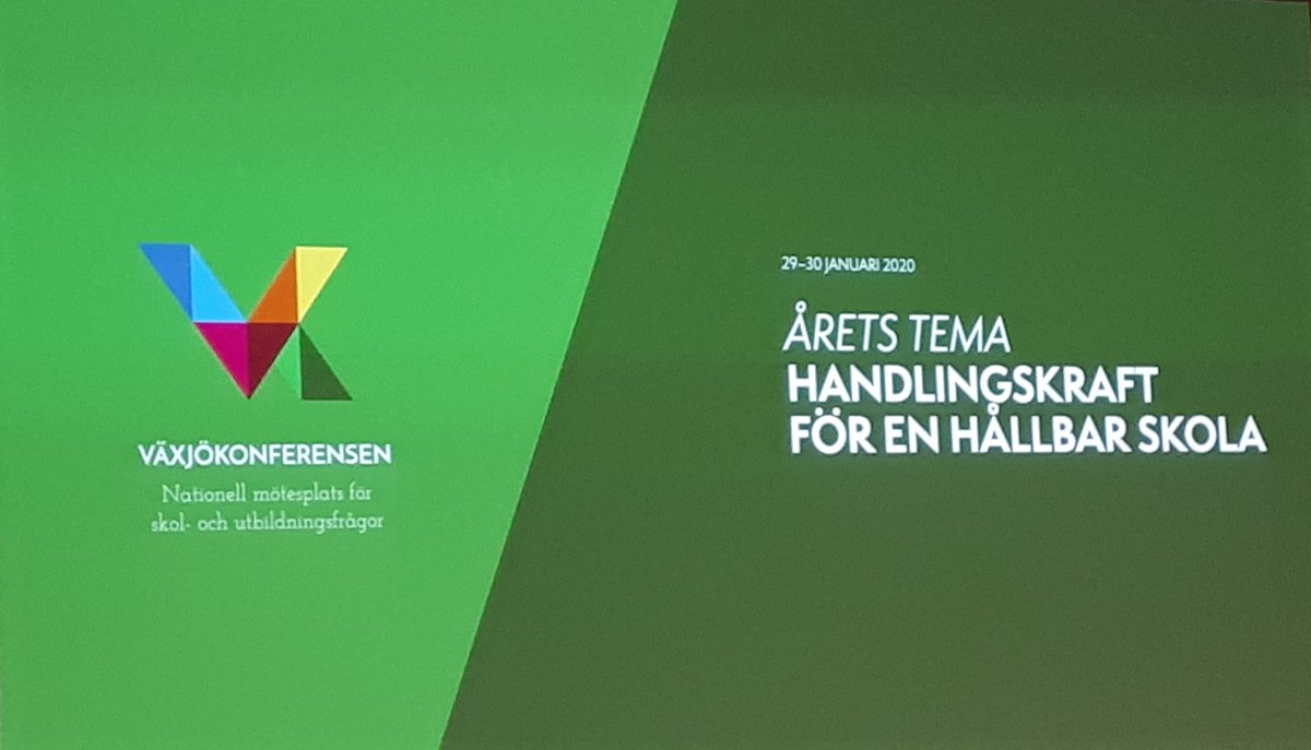 sofieschentz's tweet photo. Ser framemot #Växjökonferensen 
Konferensen som alltid håller hög kvalitet och lockar "skolfolk" från hela Sverige. https://t.co/VEuZdRja8f