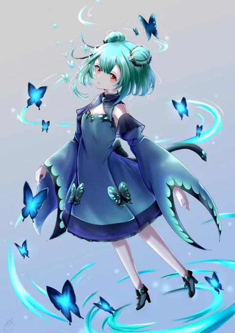 #絵クロマンサー
潤羽るしあちゃん 