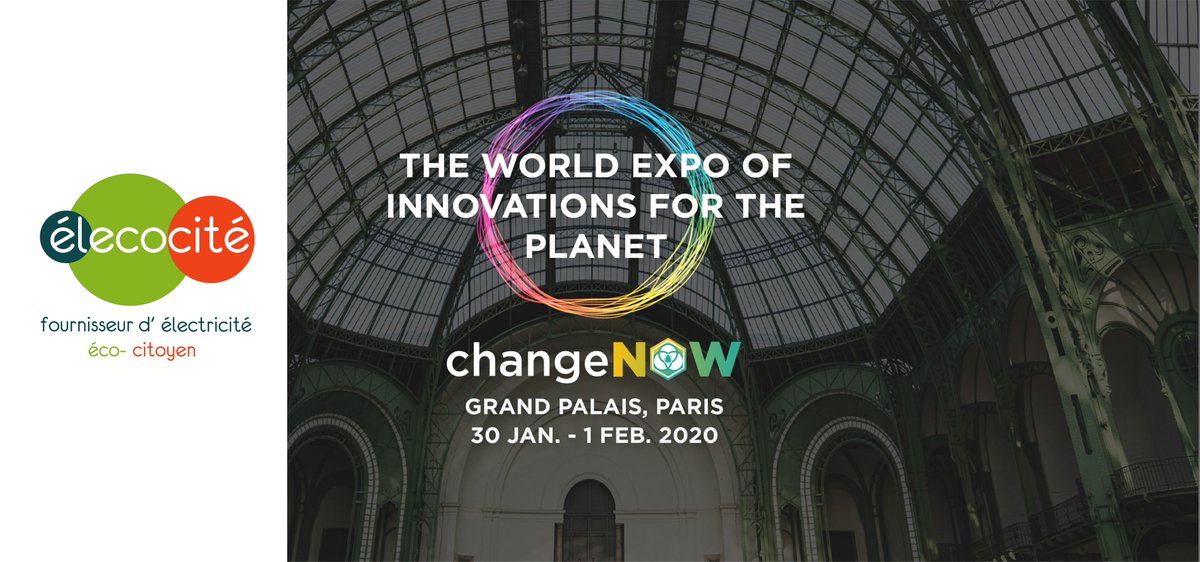 elecocite's tweet photo. Retrouvez nous au Salon ChangeNOW 2020 - The World Expo of Innovations for the Planet pour trouver des solutions qui peuvent avoir un impact et changer le monde.
Du 30 janvier au 1 février au Grand Palais à Paris.

#ChangeNOW2020  #ChangeNow #energiedimpact #TransitionEcologique https://t.co/6oIhRoTy9D