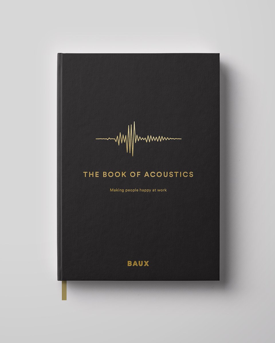 It's finally here: The Book of Acoustics. A practical guide to the study of sound, created by BAUX in collaboration with acoustic experts from around the world. Meet us at the Stockholm Furniture Fair (4-8 Feb) to get your copy!