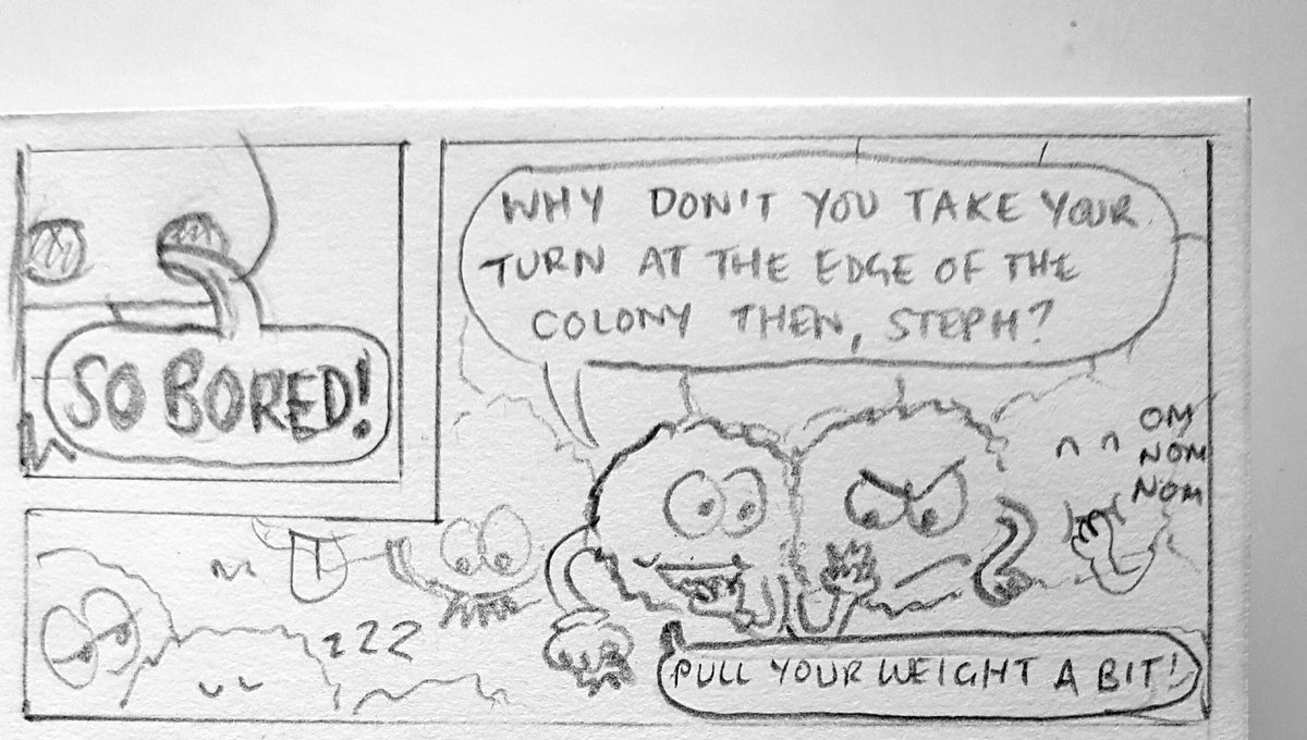 eliza_coli's tweet photo. Bit of scene setting I'm doing just now for a #comic #WIP to go with the #Hostbusters game, developed by @juevalves at the @roslininstitute
#scicomm #microbiology #MRSA https://t.co/9csMy9p8zp