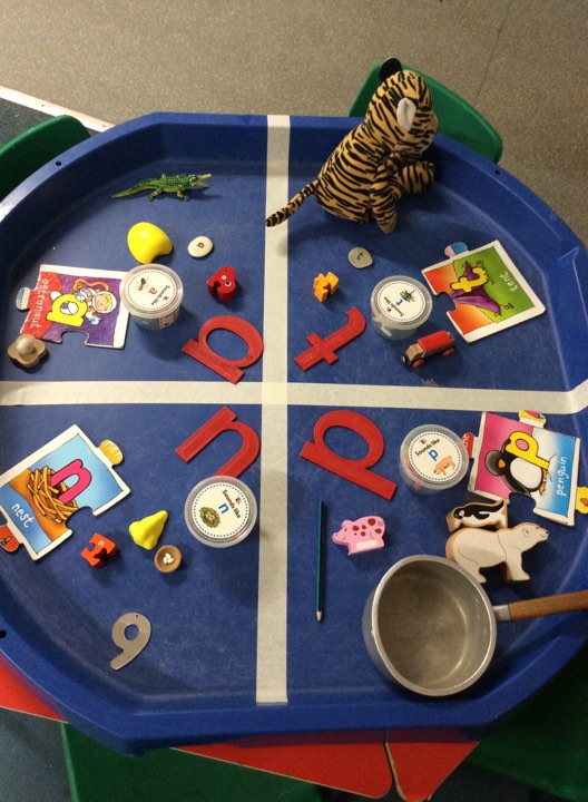 A fantastic phonics activity for practicing those letter sounds! #josephsnursery #yorkchildcarenurseries #phonics #earlyyears #daynurseries #learning
