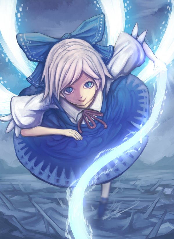 チルノ(東方Project) 「2011→2020 なんでだかチルノの絵は結構な枚数でてきた というか結構前から」|羽山晃平のイラスト