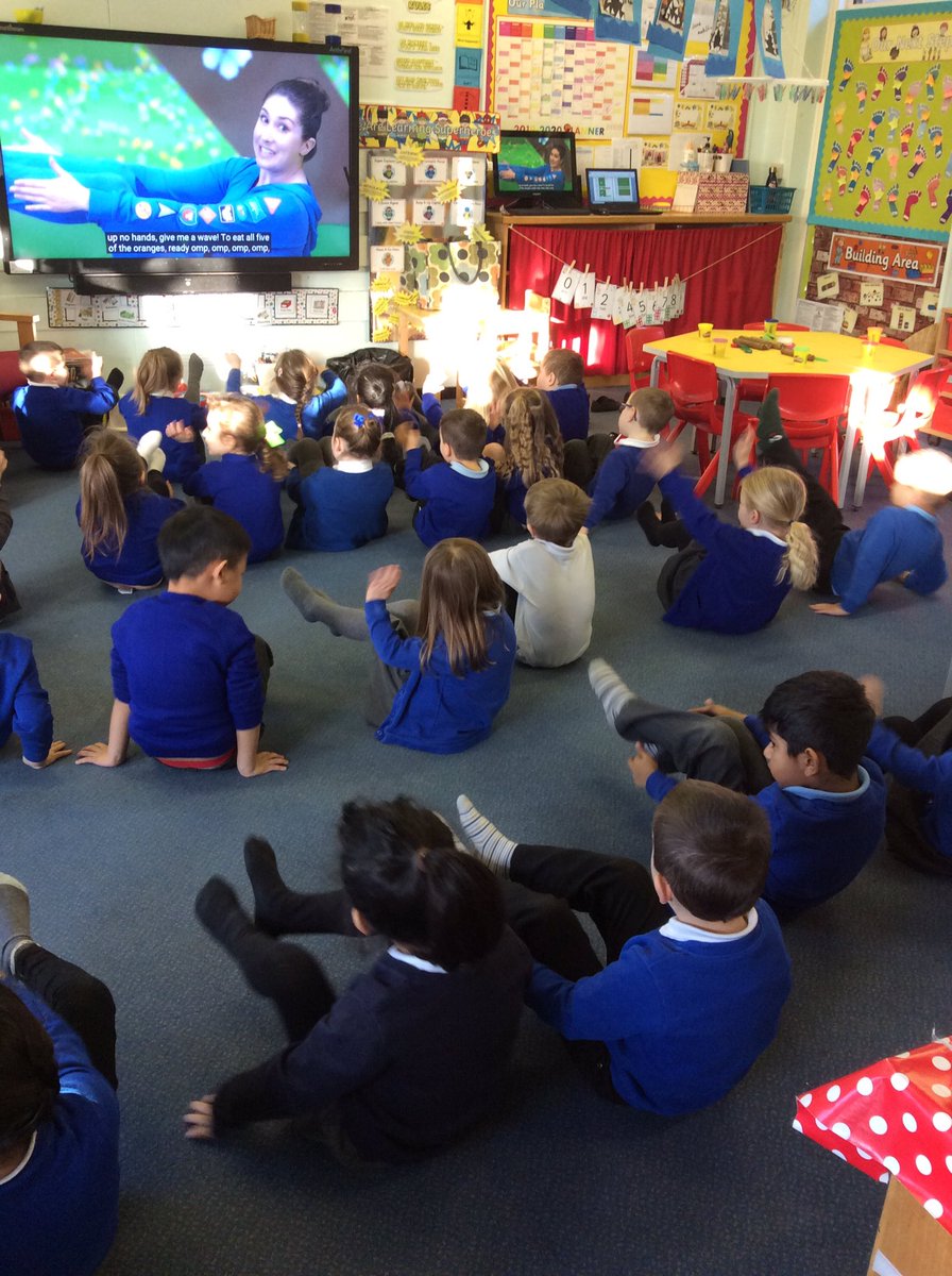 PrimaryArh's tweet photo. For Mental Health week, the Ladybirds are finding out about how to keep our minds healthy. We’ve been doing yoga every morning - we can listen to the relaxing story whilst trying different stretches and ways to move our body! #ARHReception #healthybodyhealthymind #mentalhealth https://t.co/1peRjfSSDj