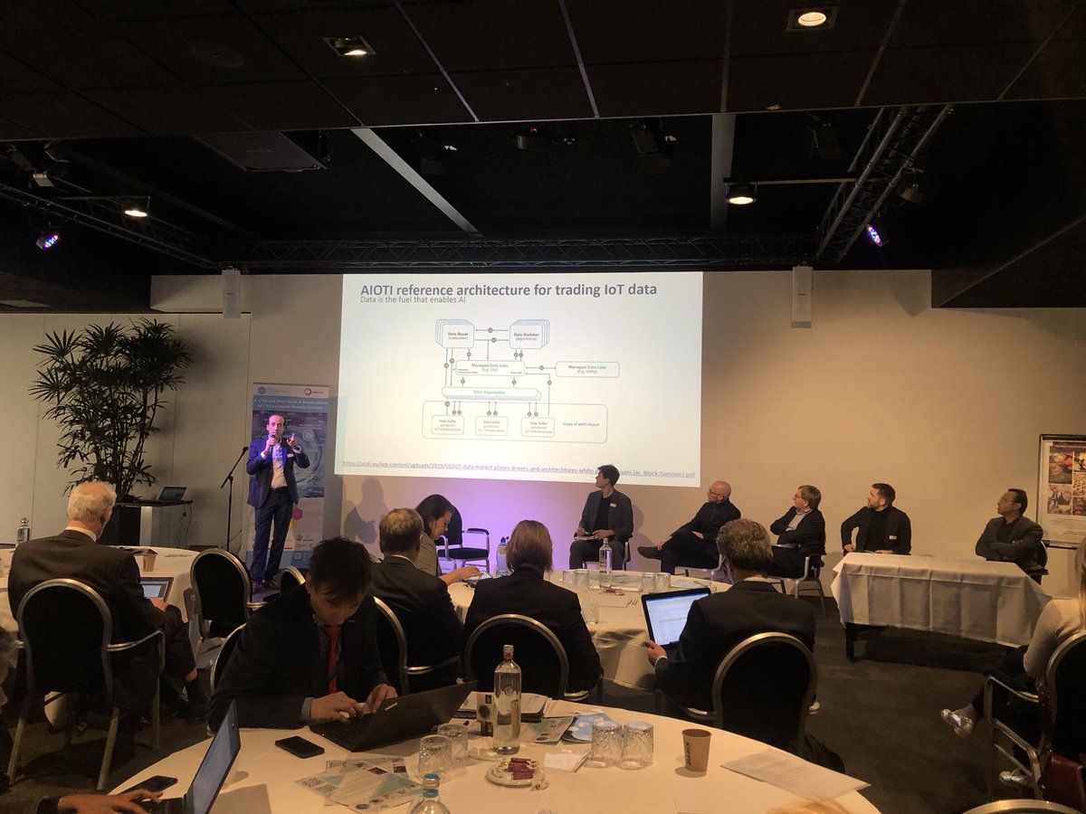 <a href="/oelloumi/">Omar Elloumi</a> <a href="/Nokia/">Nokia</a> presents the reference architecture developed within <a href="/AIOTI_EU/">AIOTI</a> for #IoT and #Data showing the complexity of the system and opening the debate for the round table across different domains <a href="/CreateIoT_eu/">CREATE-IoT</a> #IoTLSP