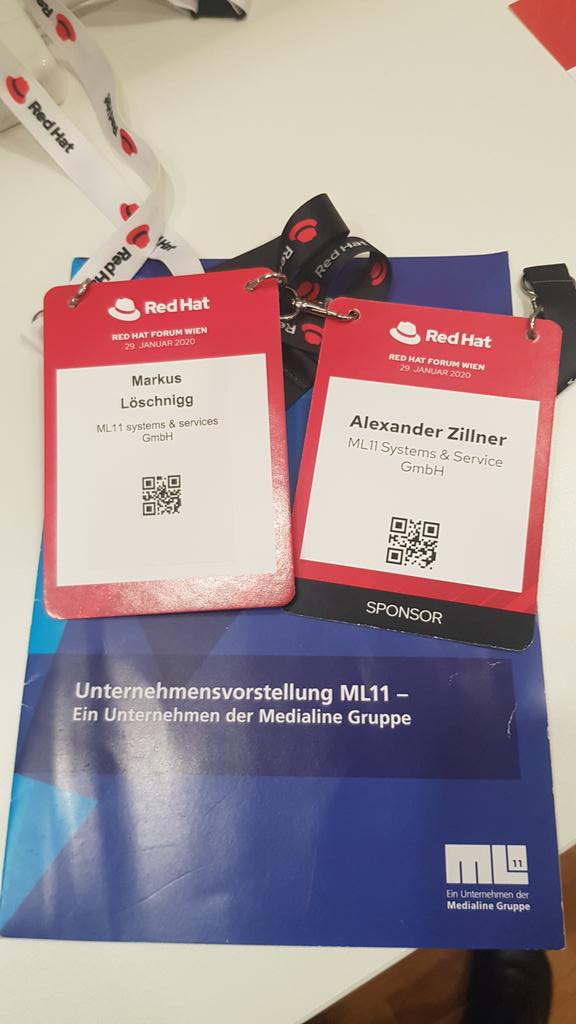 A very interesting day ahead at the @RedHatDACH Forum here in Vienna.