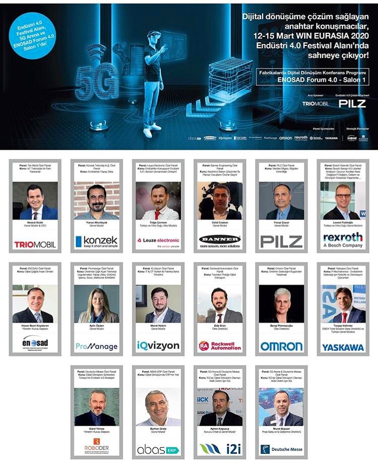 14 - 17  Mart tarihlerinde düzenlenecek olan ve Türkiye'de dijital dönüşüm alanında tasarlanan çalışmalara şahit olacağımız  #WINEURASIA Fuarın da IQvizyon adına CEO' muz Murat Hekim tarafından gerçekleştirilecek panel ve konuşmalar ile geleceğin dijital dönüşümleri için oradayız