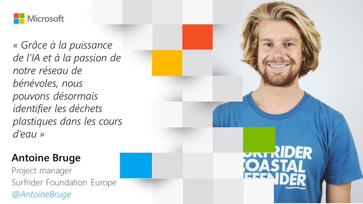 microsoftfrance's tweet image. #Confiance ✅] 🌊 @AntoineBruge, Project Manager chez @SurfriderEurope intervient aux côtés de @LaurenceLafont  et explique comment l’#IA participe à la protection des océans et des cours d’eau.
Un projet soutenu dans le cadre de notre programme #ShareAI.