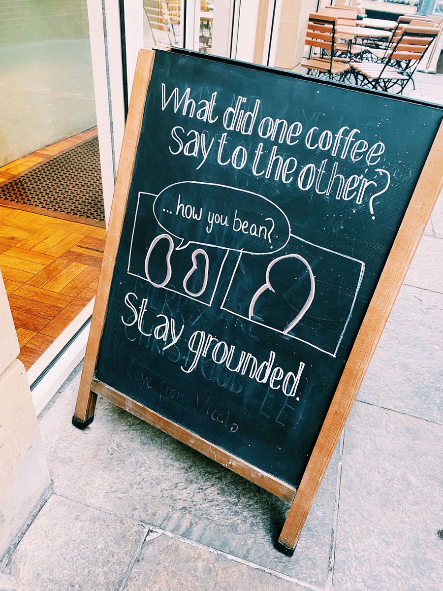 Enjoy your daily dose of coffee with quality puns at Vicolo ☕️ 
#coffee #WednesdayThoughts #Newcastle #newcastlecafe #dailypuns