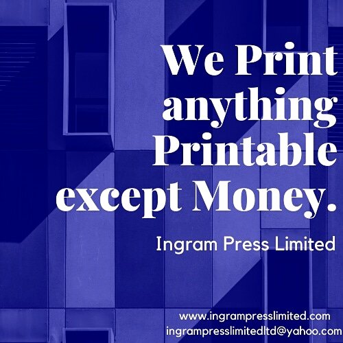 IngramPress's tweet photo. We Print anything Printable except Money.
We are affordable, fast and efficient... with our eyes set on delivery quality service.
.
#printingpress #print #printing #printer #qualityprints #quality #kord #sm74 #sm102 #gto #designs #creativity #ingrampress https://t.co/AYdEm7YY2J