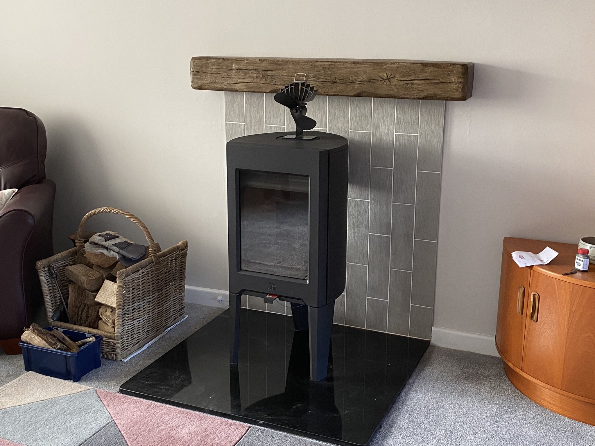 Raven Stoves Ltd on Twitter "Jotul F163 with precast oak beam. Cast