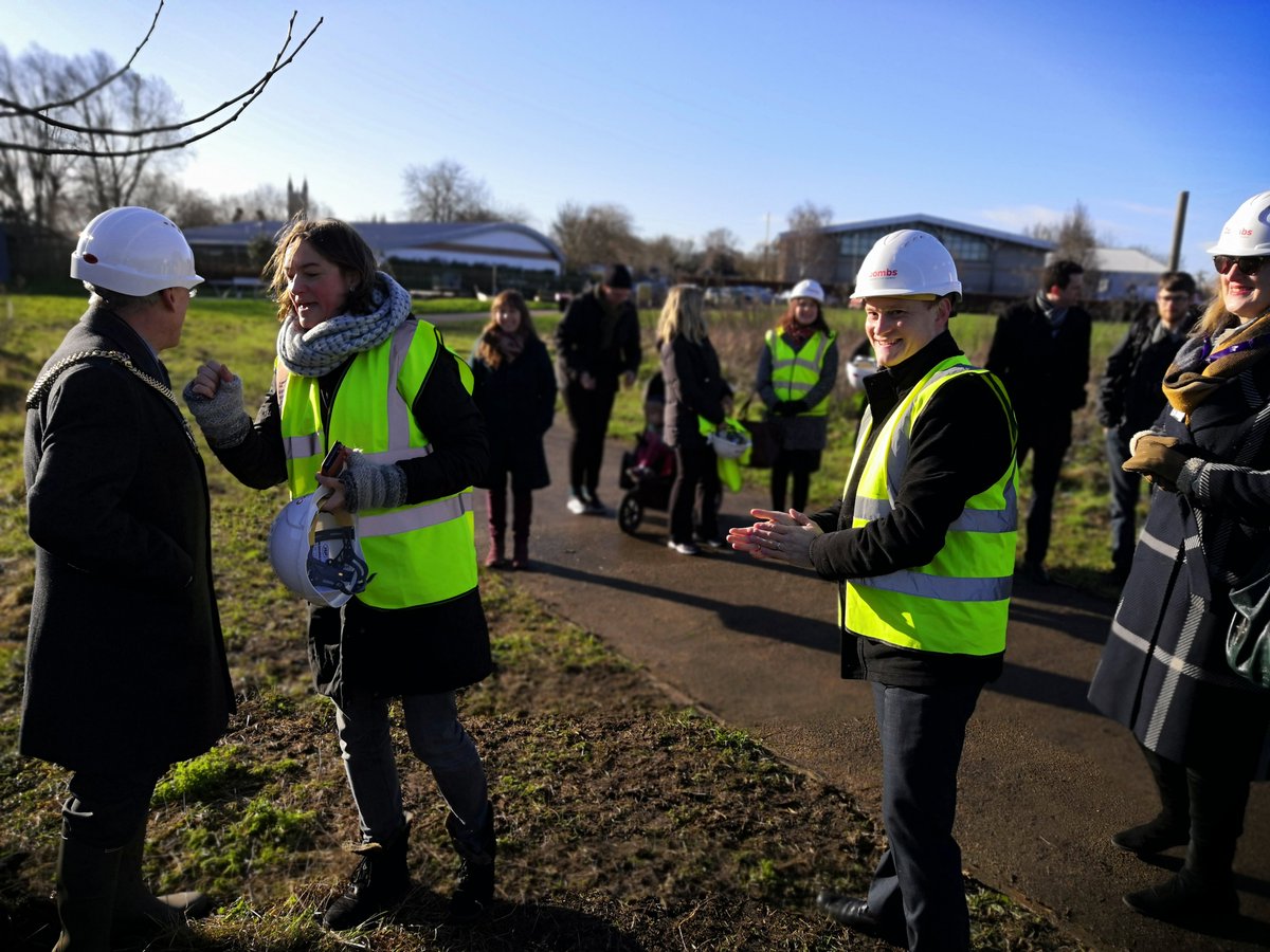 Behind the scenes shot from yesterday's tree planting with Lord Mayor of Canterbury <a href="/CllrTWestgate/">Cllr Terry Westgate</a>, Councillor <a href="/RachelCarnac/">Rachel Carnac FRSA</a>, <a href="/canterburycc/">Canterbury City Council</a> and the Friends of Kingsmead Field #Canterbury #CSR