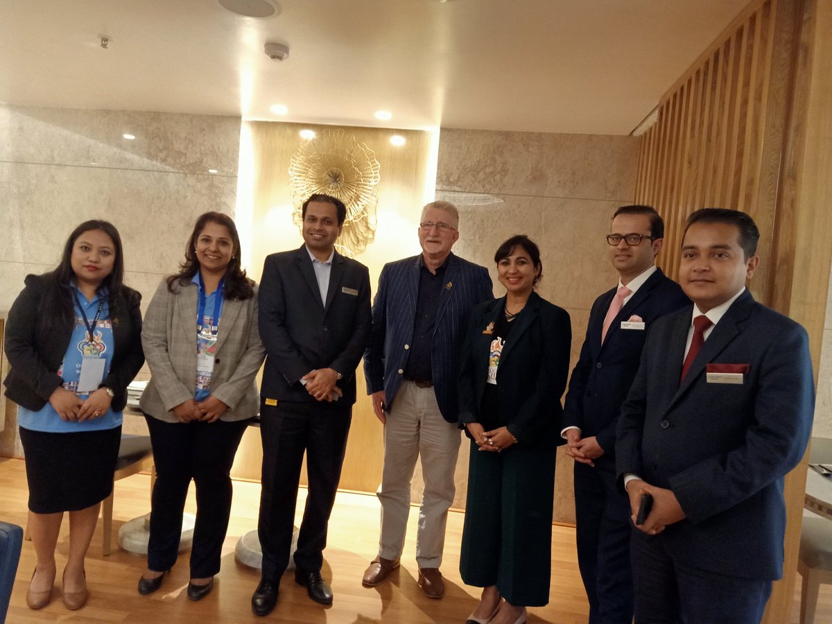 AyushAg85518581's tweet photo. Here's the Lunch Time @Marriott ... Contestants, Mentors and our chef's having a delightful lunch after morning journey...The YCO starts in the bnglore...Most awaited time for all #IIHMITE
#YCO2020 #YCO #Sustainability #cheflife
@IIHMHOTELSCHOOL @subornobose @directorblore https://t.co/J9BEszZM3b