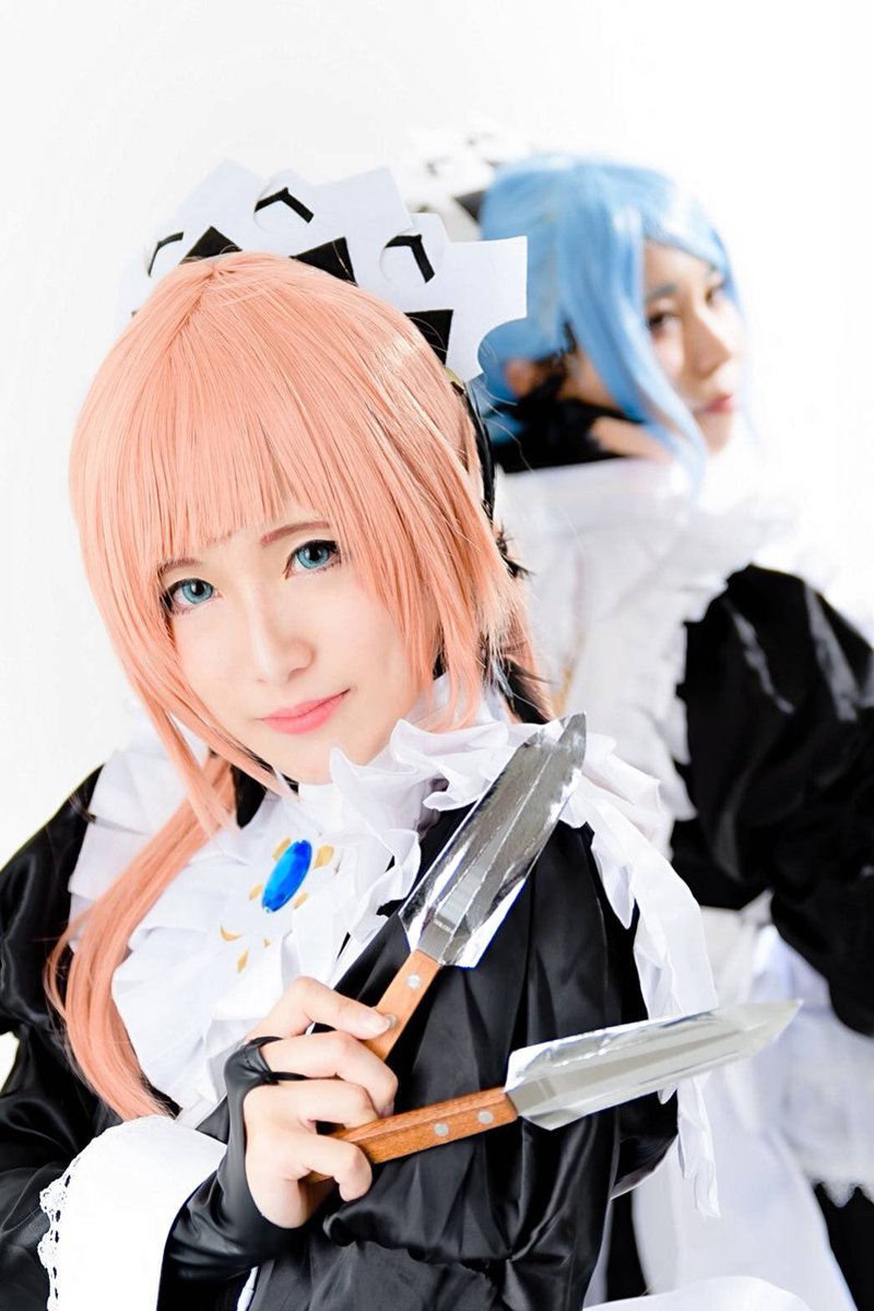 1beeleaf's tweet photo. ファイアーエムブレムif 
＿＿＿＿＿＿＿＿＿＿＿＿＿

　氷のメイド
　　フェリシア&amp;フローラ 
＿＿＿＿＿＿＿＿＿＿＿＿＿
　　
フローラ / 零さん
( @rei_cherrysnow )
photo / ヨッティさん
( @TasuketeTosaki )
studio / スタジオフィル宮城さん
( @fill_miyagi )

#FireEmblem #FEfate #FEif https://t.co/0rVJgGmJ5Z