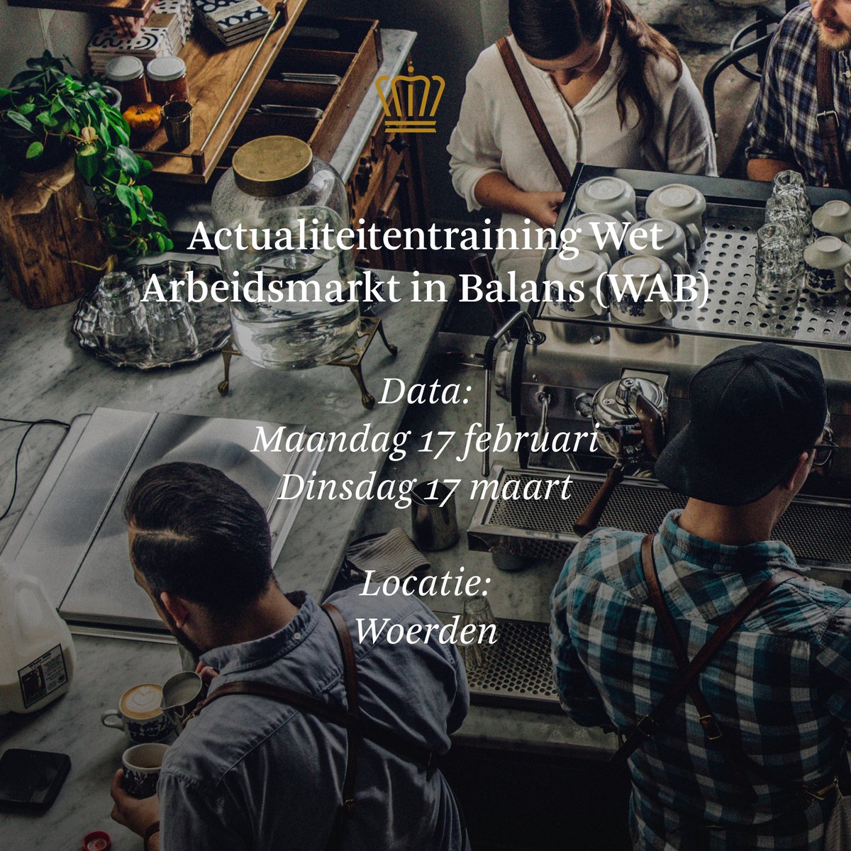 KHN's tweet photo. De nieuwe Horeca-cao en Wet Arbeidsmarkt in Balans, wat betekent dat voor werkgevers in de horeca? Wat wijzigt er precies en wanneer? En hoe kun je jezelf voorbereiden? Klik nu hier om daarachter te komen: https://t.co/KWuNgcblry #WAB #Horeca #KHN https://t.co/Qxu8PmNyG7