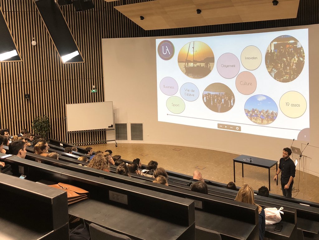 Présentation de la très riche vie associative <a href="/CentraleMars/">Centrale Marseille</a> par le président de <a href="/UA_ECM/">UA ECM</a>