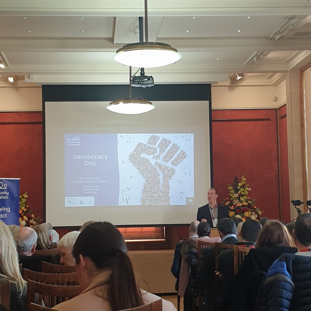 devtrustsni's tweet photo. We're here at Democracy Day @CFNIreland to pitch the need for a Community Rights Act- the need to address the key issue of exclusion of citizens and community representative organisations in public decision making @NICommRights #CRACT #civicinnovation #democracyday https://t.co/6Y37NNCFTd