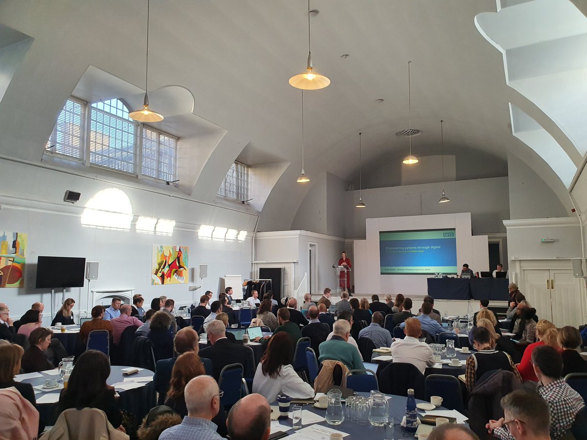 A full house this morning for our joint <a href="/NHSDigital/">NHS England Transformation</a> @NHSX App strategy engagement event, helping suppliers to understand opportunities and blockers for the market. 

#healthtechUK