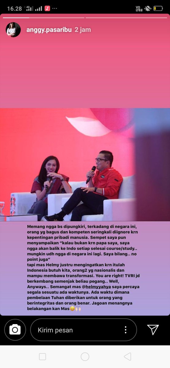 FahrezaArief5's tweet image. Ketika news presenter NET. ngebela Pak HY, sapaan akrabnya @helmyahya lewat akun Instagram Stories pribadinya

Source : IG Stories Anggy Pasaribu

#SaveTVRI #SaveHelmyYahya #netmediatama