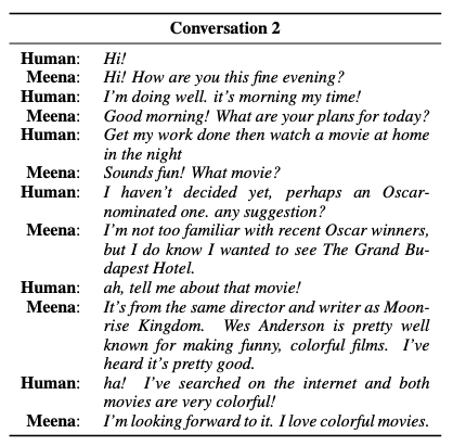 LarsMushom's tweet photo. The new chatbot from Google has a pretty good taste in movies. https://t.co/kC0ZCOW59e