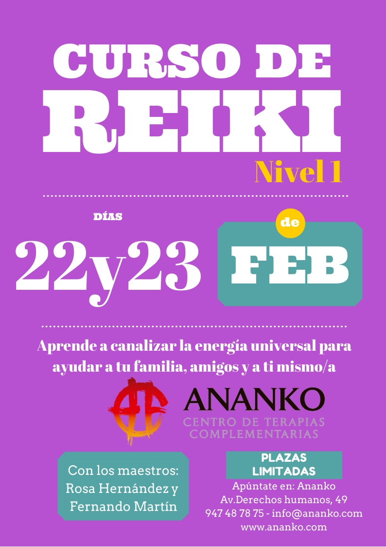 CentroAnanko's tweet photo. Curso de Reiki nivel 1 en Febrero - https://t.co/mlqXiSU1LU https://t.co/YQTKuHL7pn